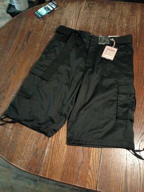 New 36" Waist Black Canyon Outfitters Cargo Casual Streetwear Activewear Shorts